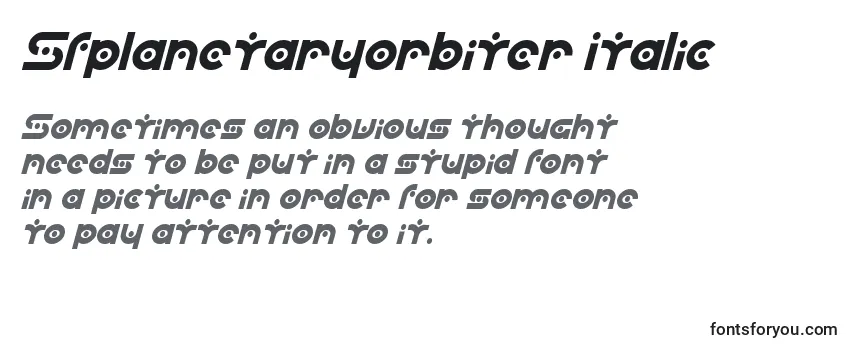 sfplanetaryorbiter italic, sfplanetaryorbiter italic font, download the sfplanetaryorbiter italic font, download the sfplanetaryorbiter italic font for free